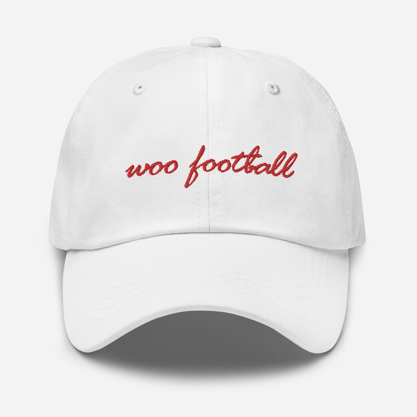 Woo football baseball hat