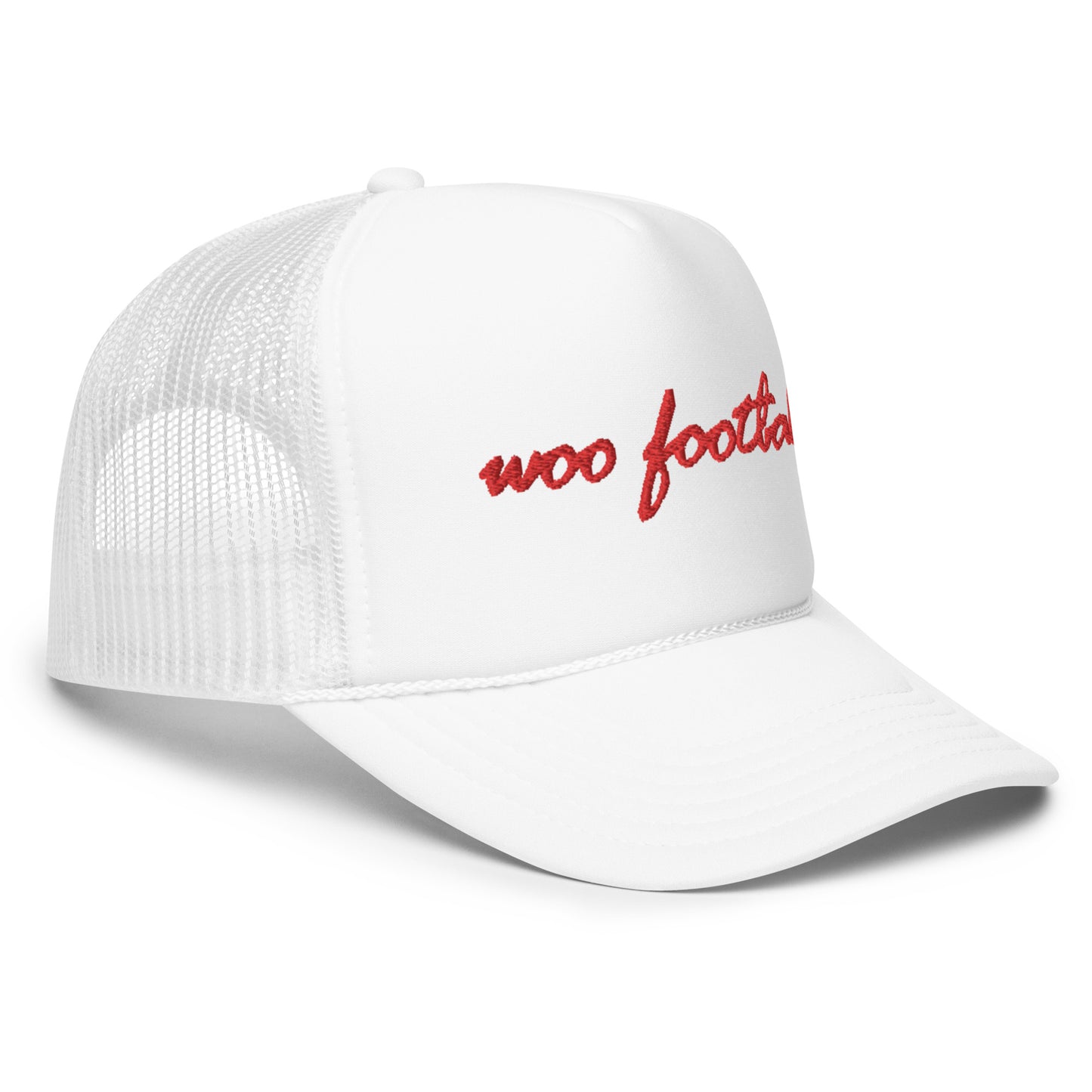 Woo football trucker hat